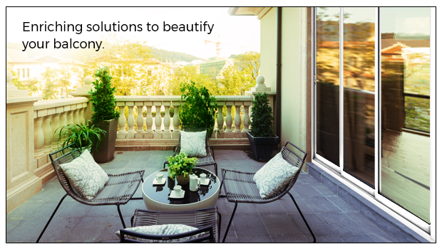 Enriching solutions to beautify your balcony png