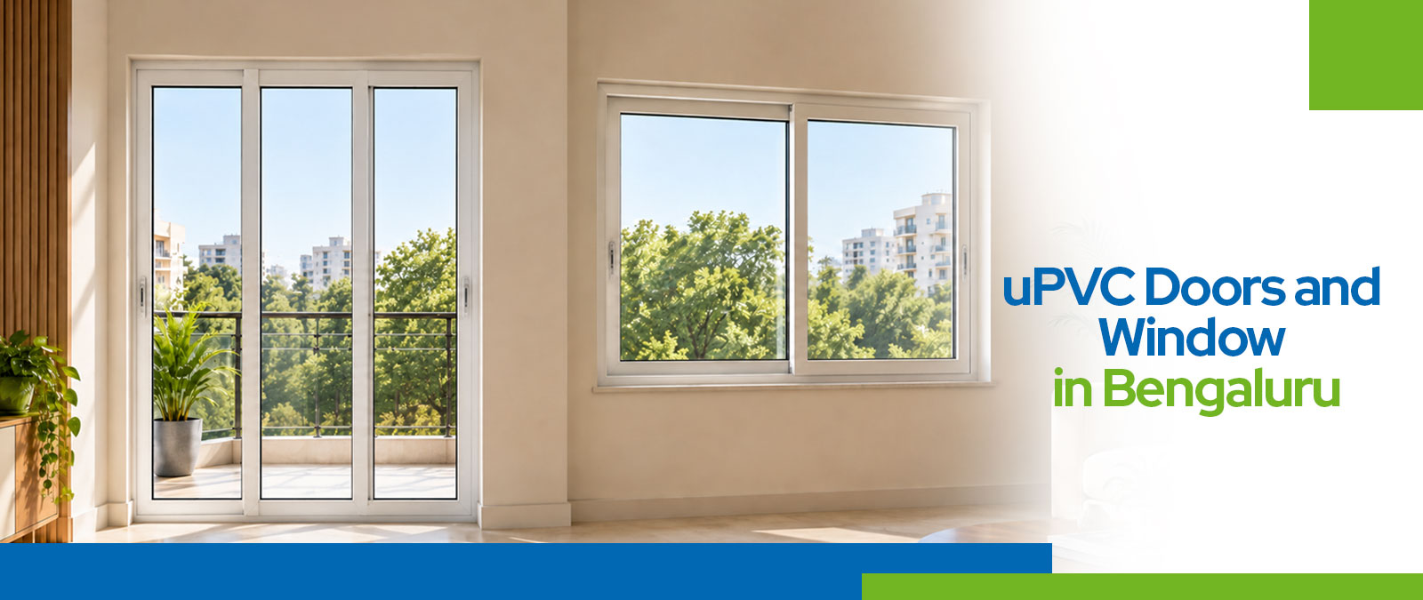 uPVC doors and windows in Bengaluru for modern homes